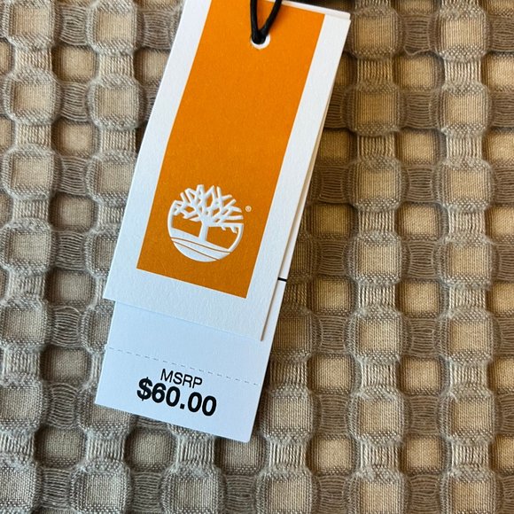 Timberland OS Carmel & Cream Scarf NWT - Picture 2 of 4